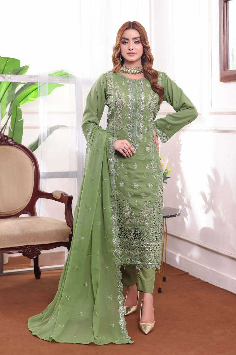 L-Unstitched Chiffon 531