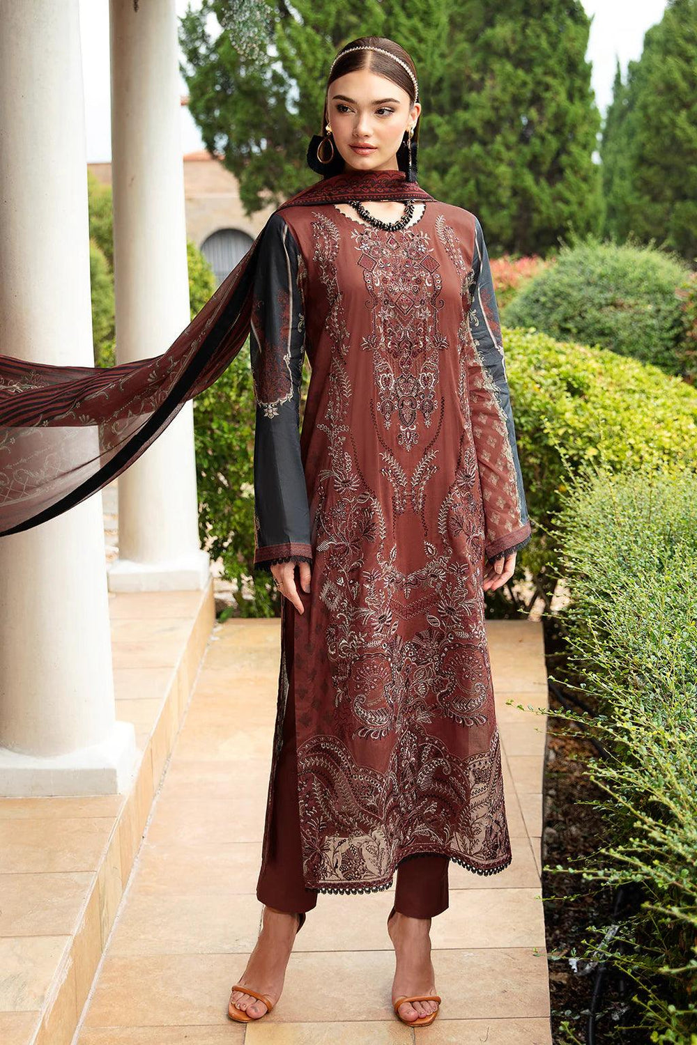 Ramsha Lawn L 155 Unstitched - Al Libas Al Asri