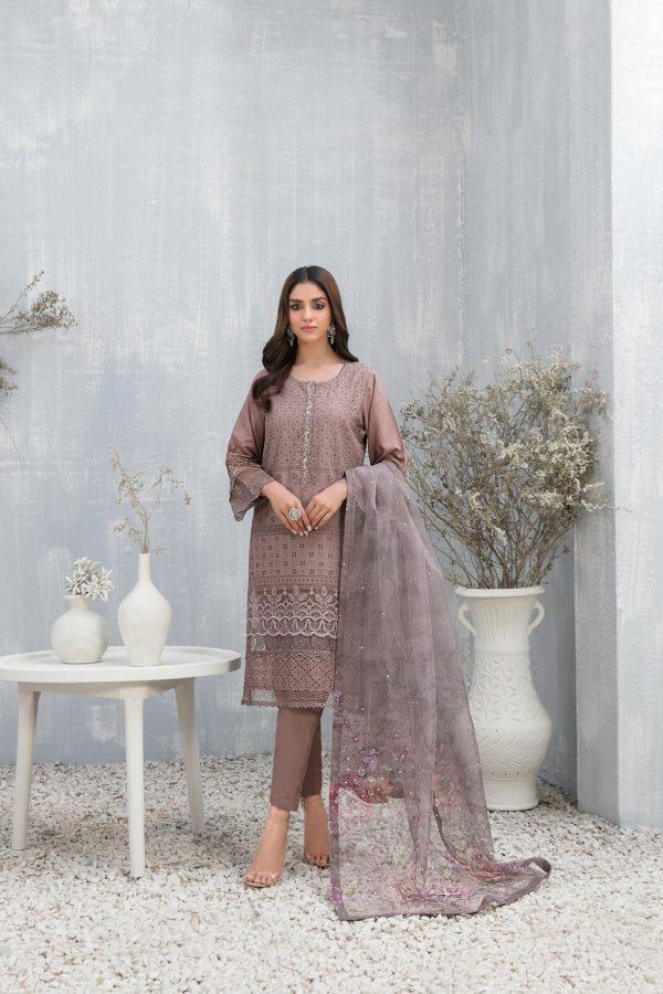 Z-229 Embroidered Lawn Ready Made