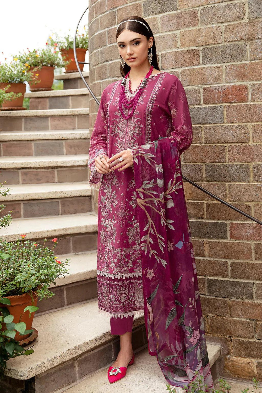 Ramsha Lawn L 156 Unstitched - Al Libas Al Asri