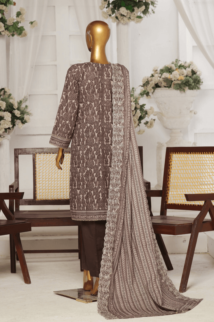 Libas Khaddar Embroidered Ready Made 401 - Al Libas Al Asri