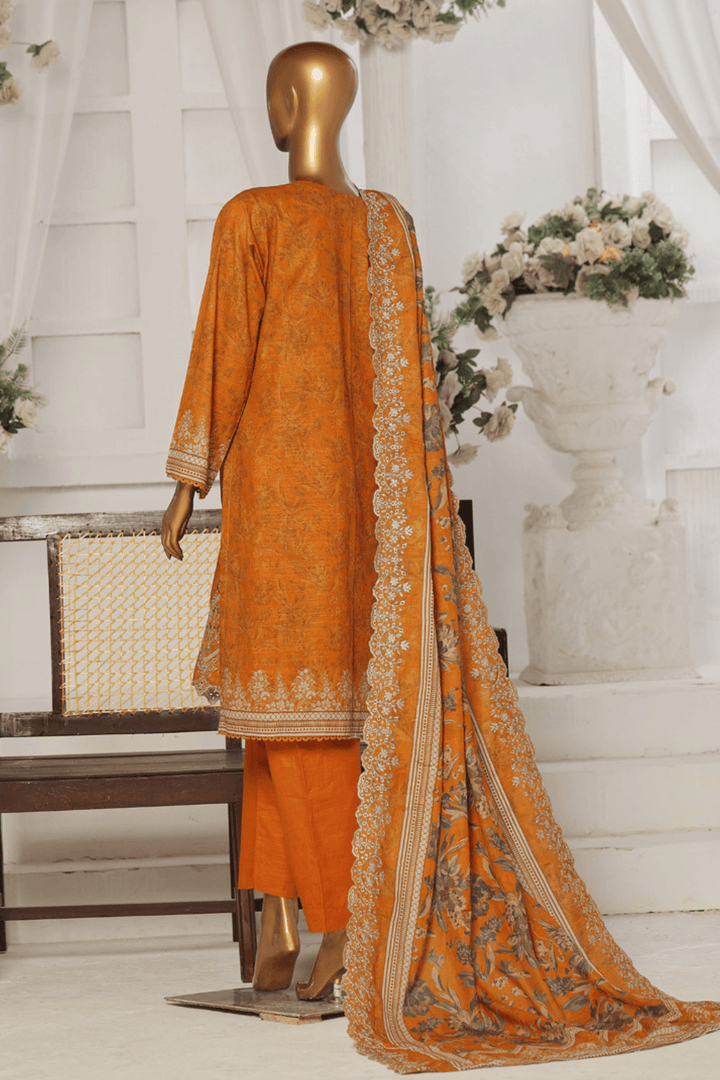 Libas Khaddar Embroidered Ready Made 407 - Al Libas Al Asri