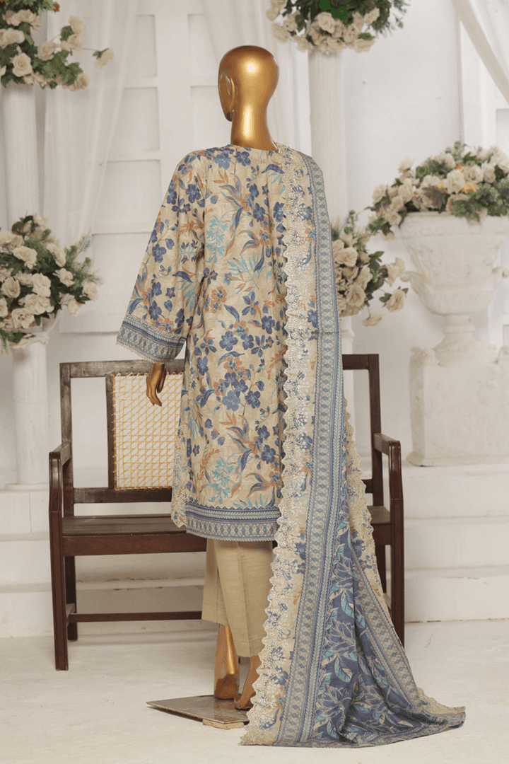 Libas Khaddar Embroidered Ready Made 404 - Al Libas Al Asri