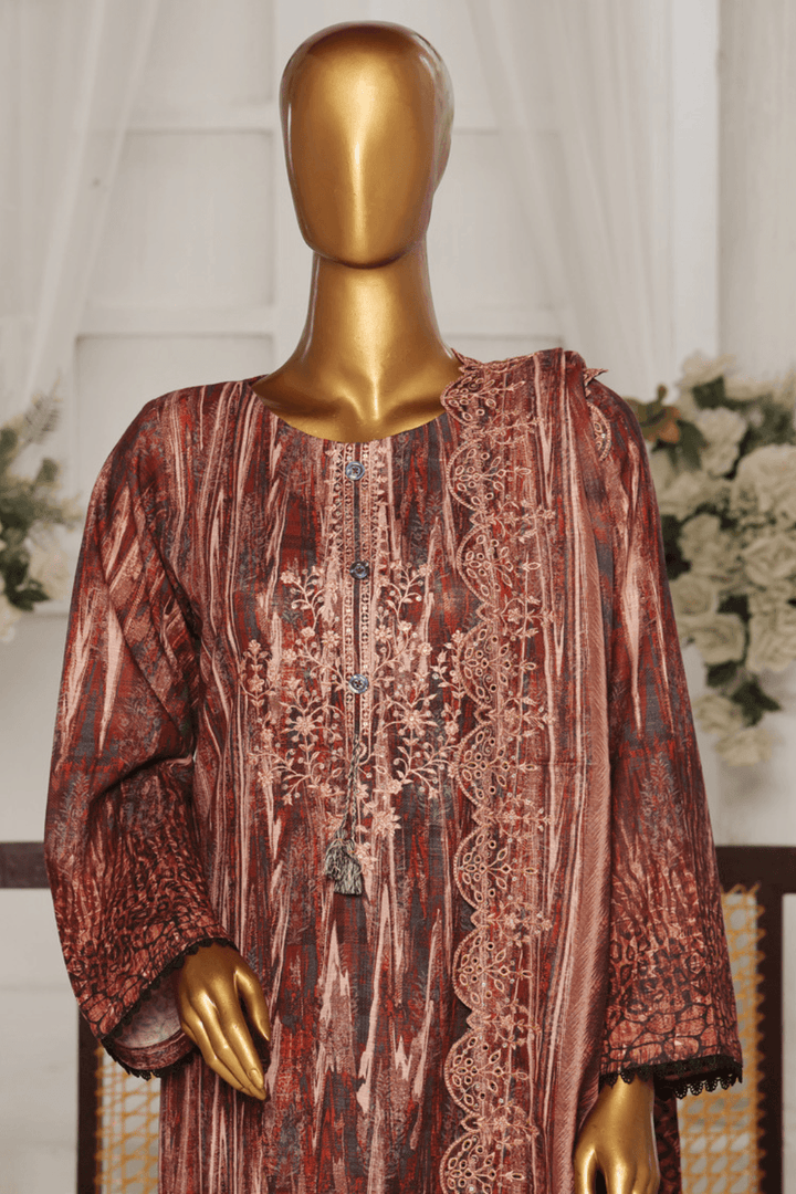 Libas Khaddar Embroidered Ready Made 402 - Al Libas Al Asri