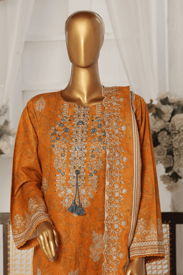 Libas Khaddar Embroidered Ready Made 407 - Al Libas Al Asri