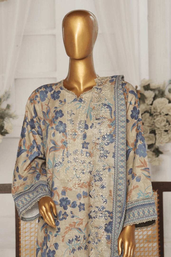 Libas Khaddar Embroidered Ready Made 404 - Al Libas Al Asri