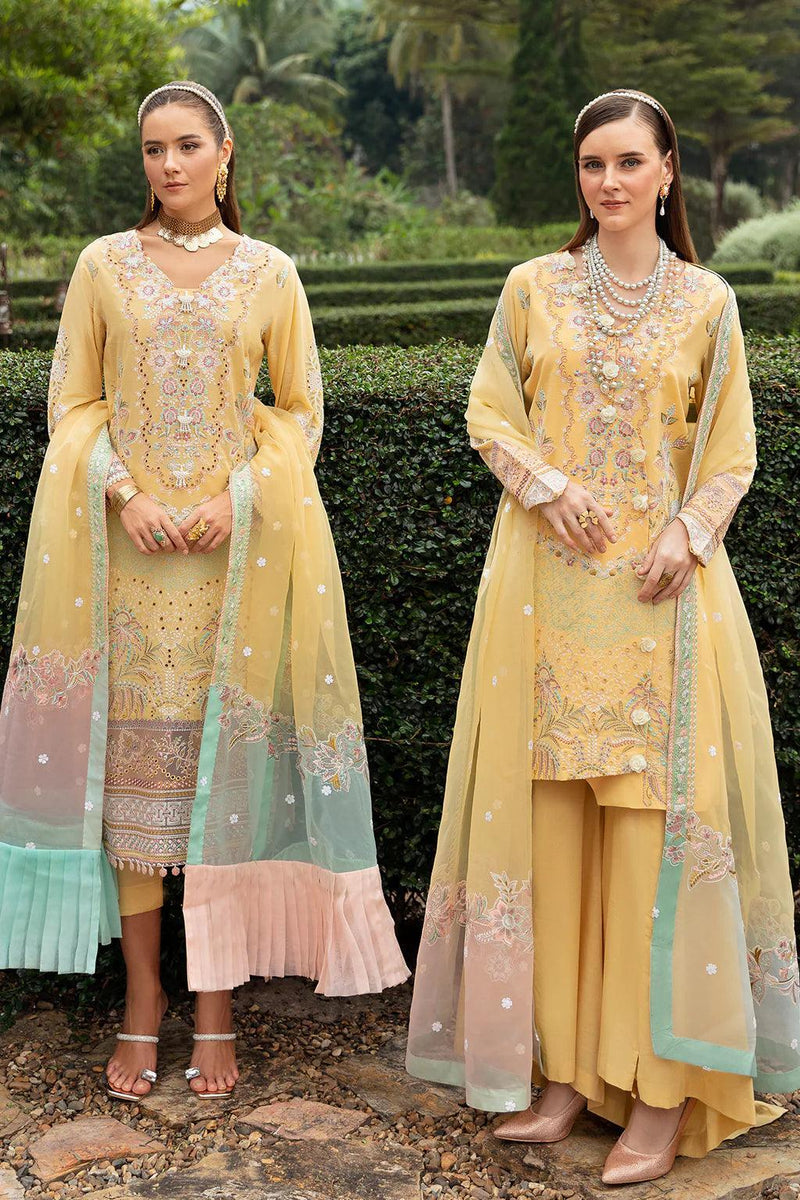 Libas 129 Embroidered lawn Ready Made Suit - Al Libas Al Asri
