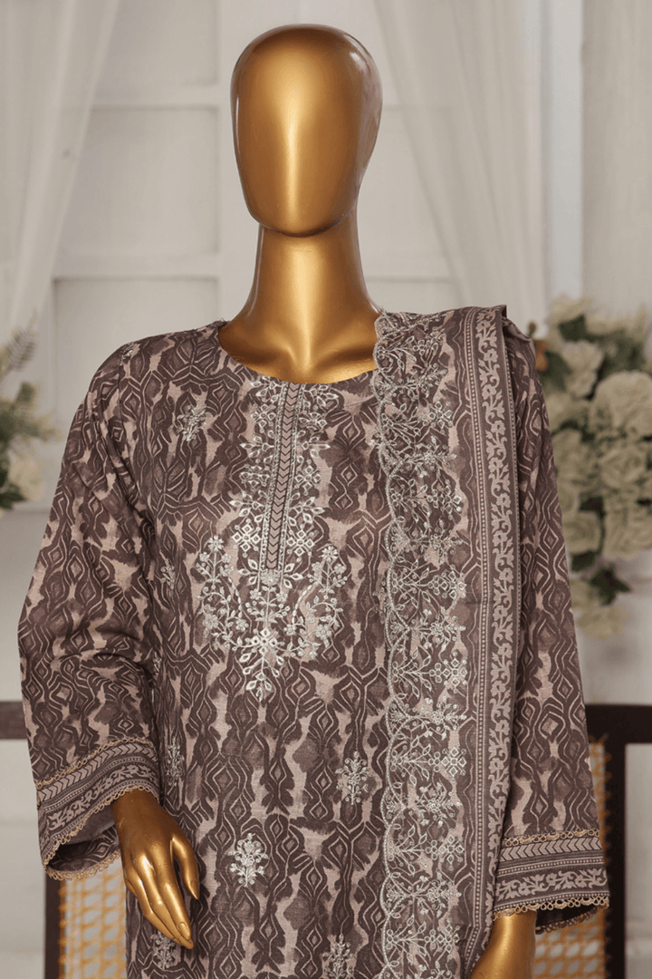 Libas Khaddar Embroidered Ready Made 401 - Al Libas Al Asri