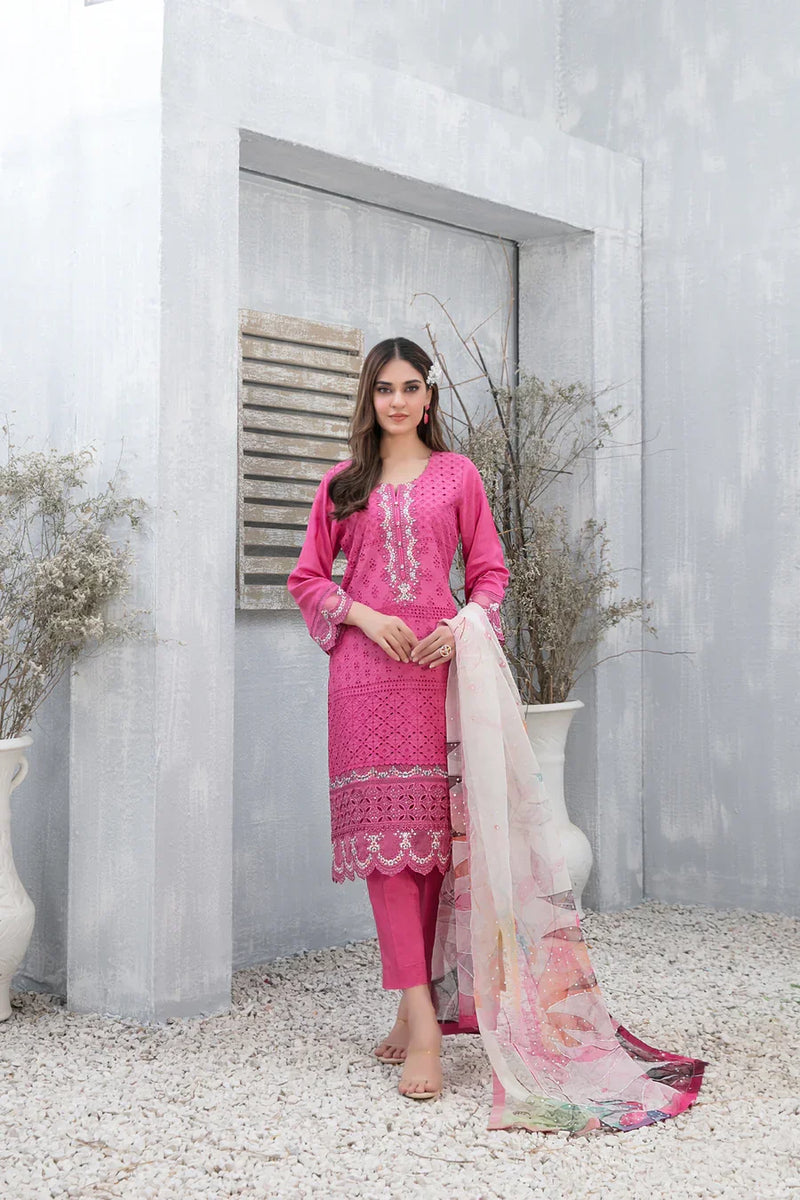 Z-222 Embroidered Lawn Ready Made
