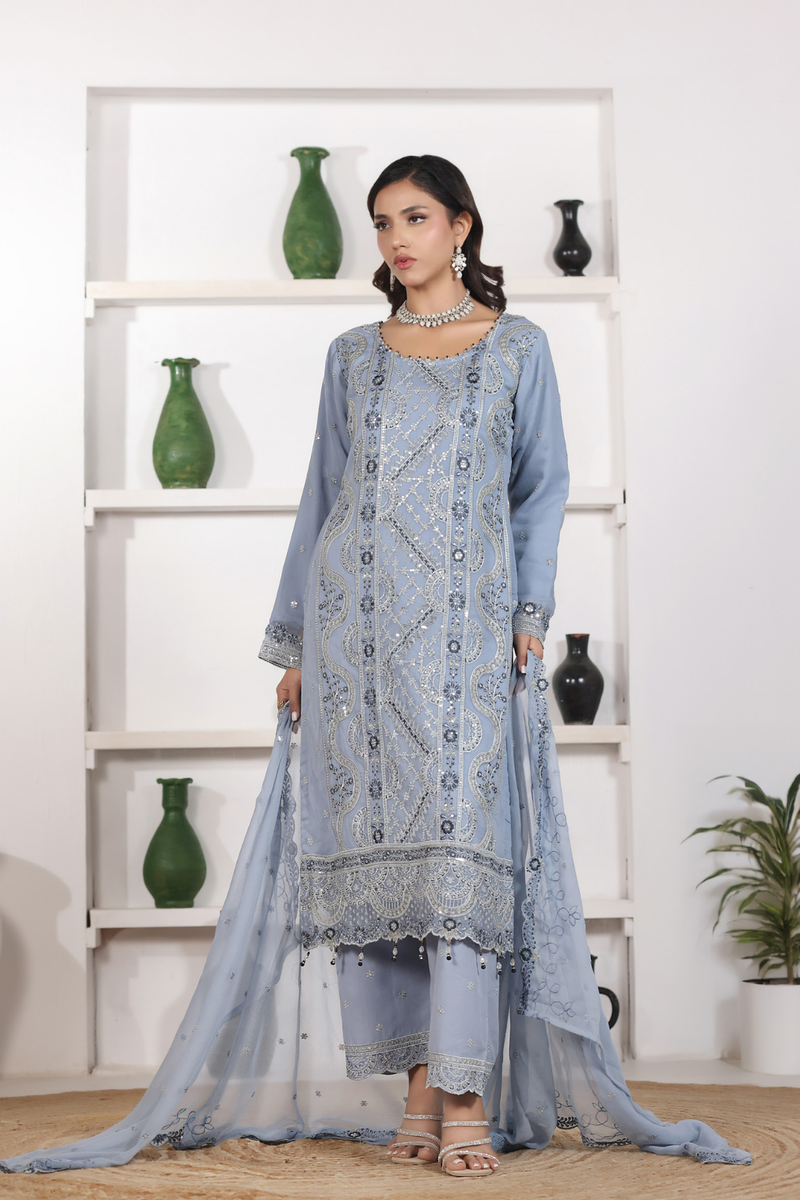 I-LIbas New Arrivals Unstitched Chiffon 1108
