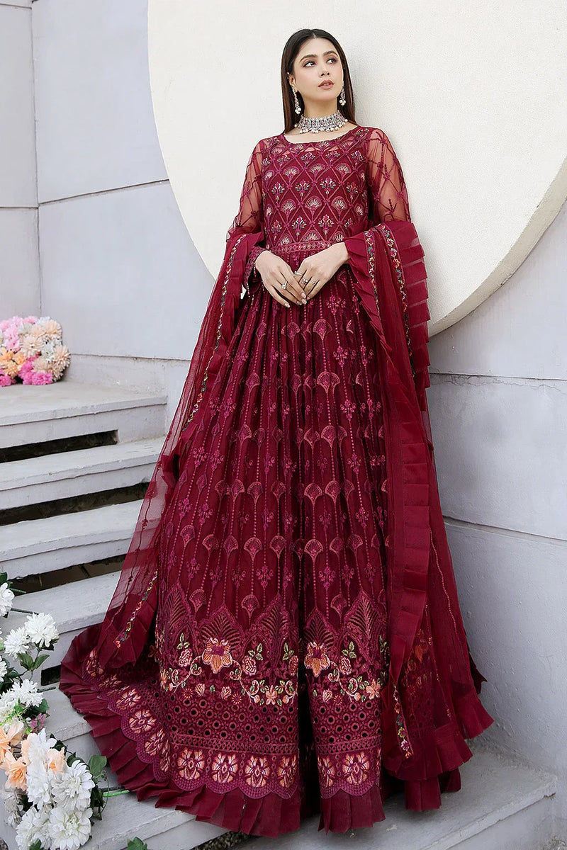 Libas Embroidered Organza Ready Made 50