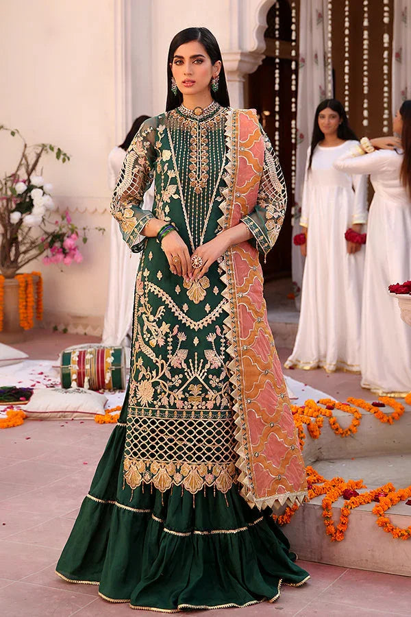 Libas Embroidered Organza Ready Made 60