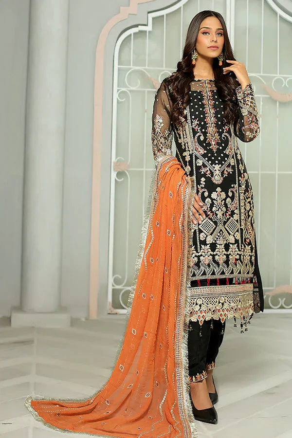 Libas Embroidered Organza Ready Made 43