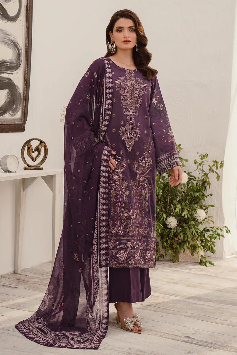Libas 11 Embroidered Luxury Lawn Ready Made Suit - Al Libas Al Asri