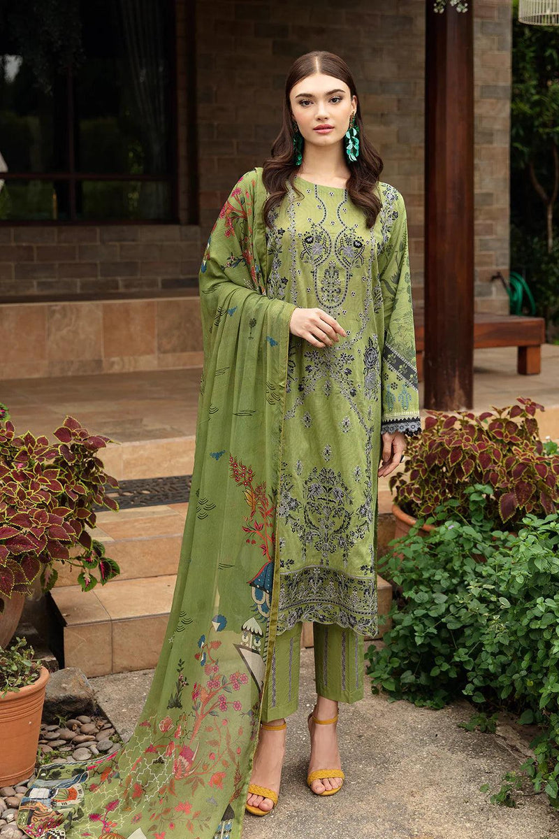 Ramsha Riwayat Luxury Lawn Ready Made L 112 - Al Libas Al Asri