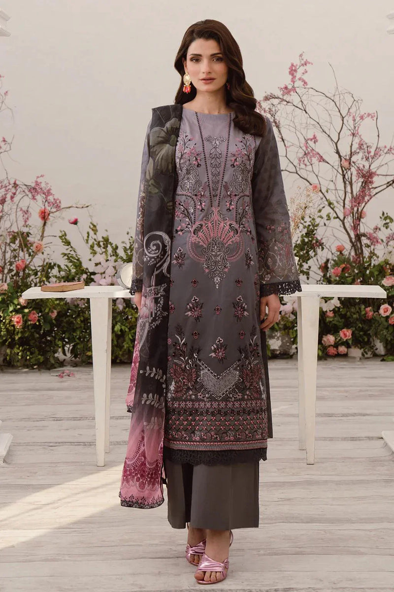 Libas 2 Embroidered Luxury Lawn Ready Made Suit - Al Libas Al Asri