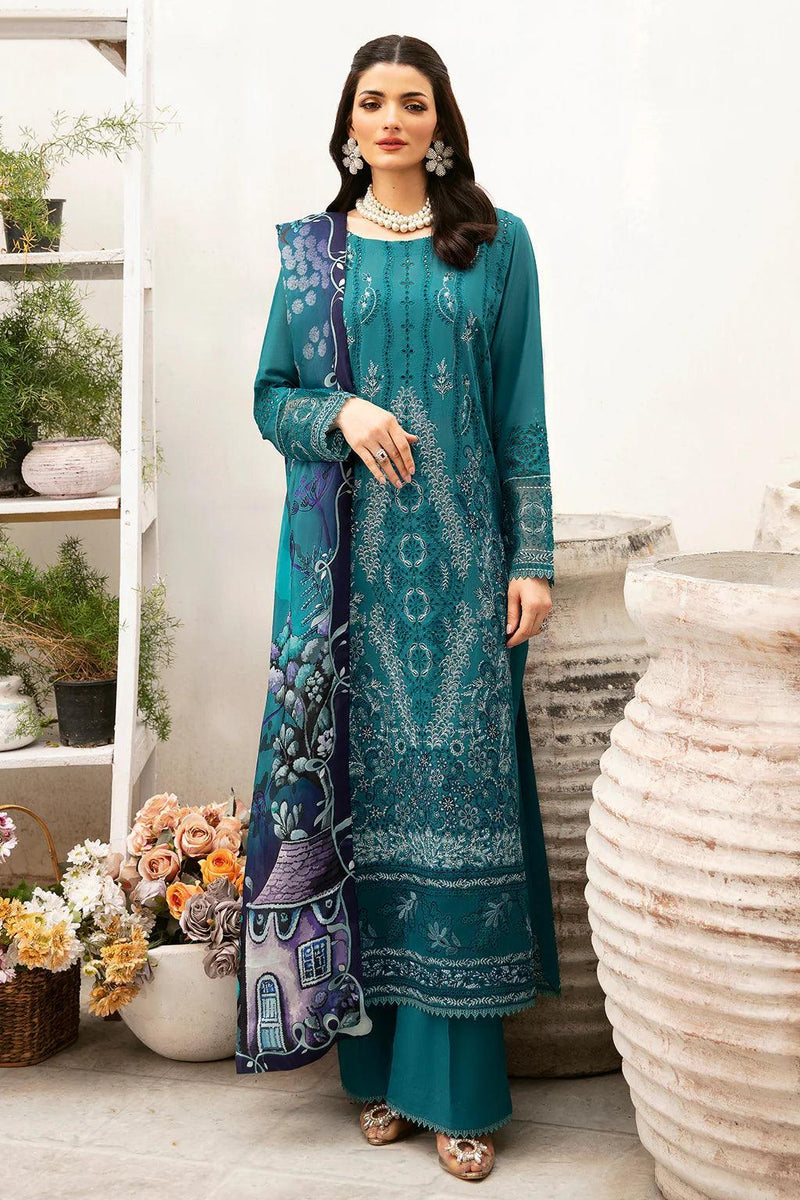 Libas Embroidered Lawn Ready Made 2 - Al Libas Al Asri