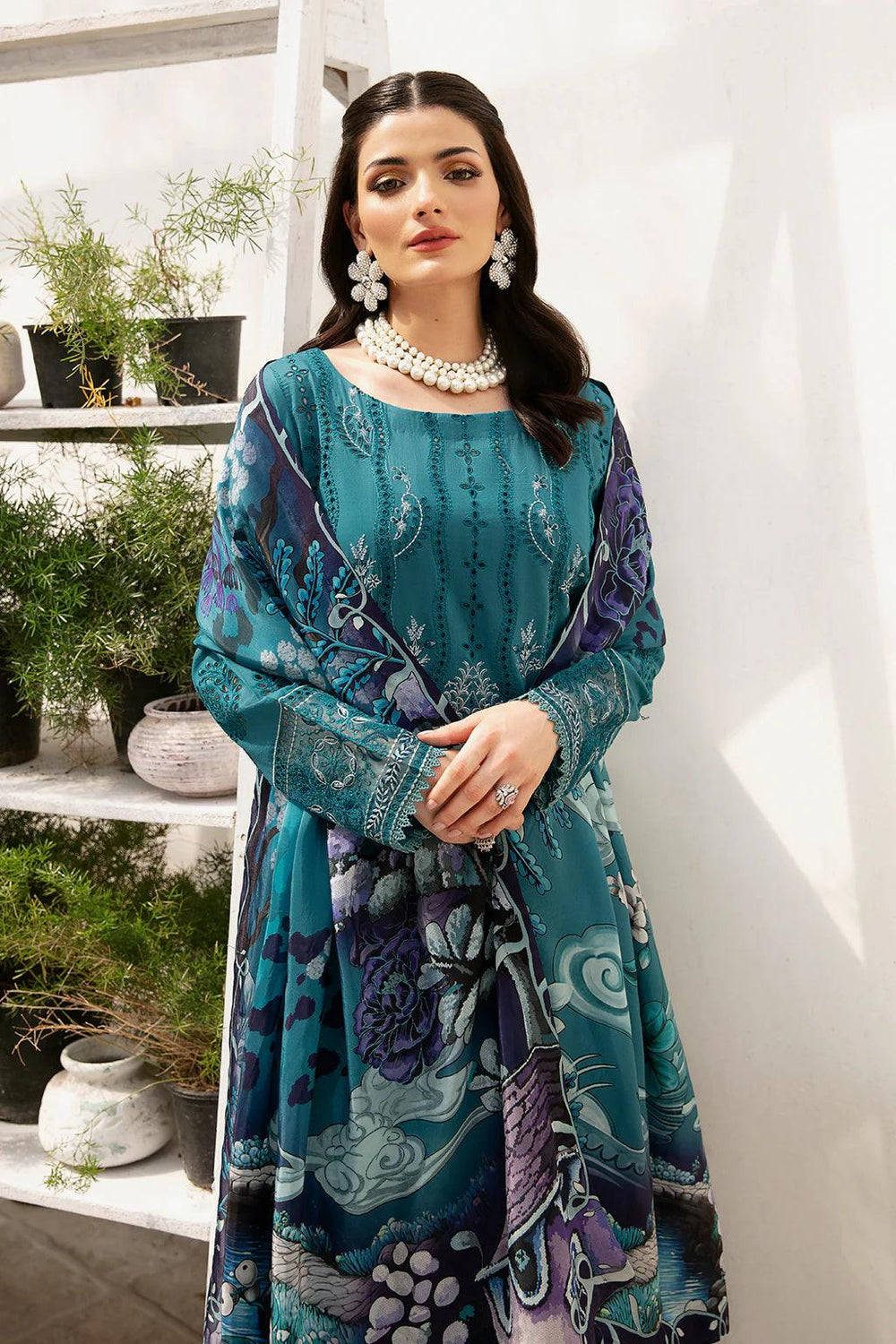 Libas Embroidered Lawn Ready Made 2 - Al Libas Al Asri