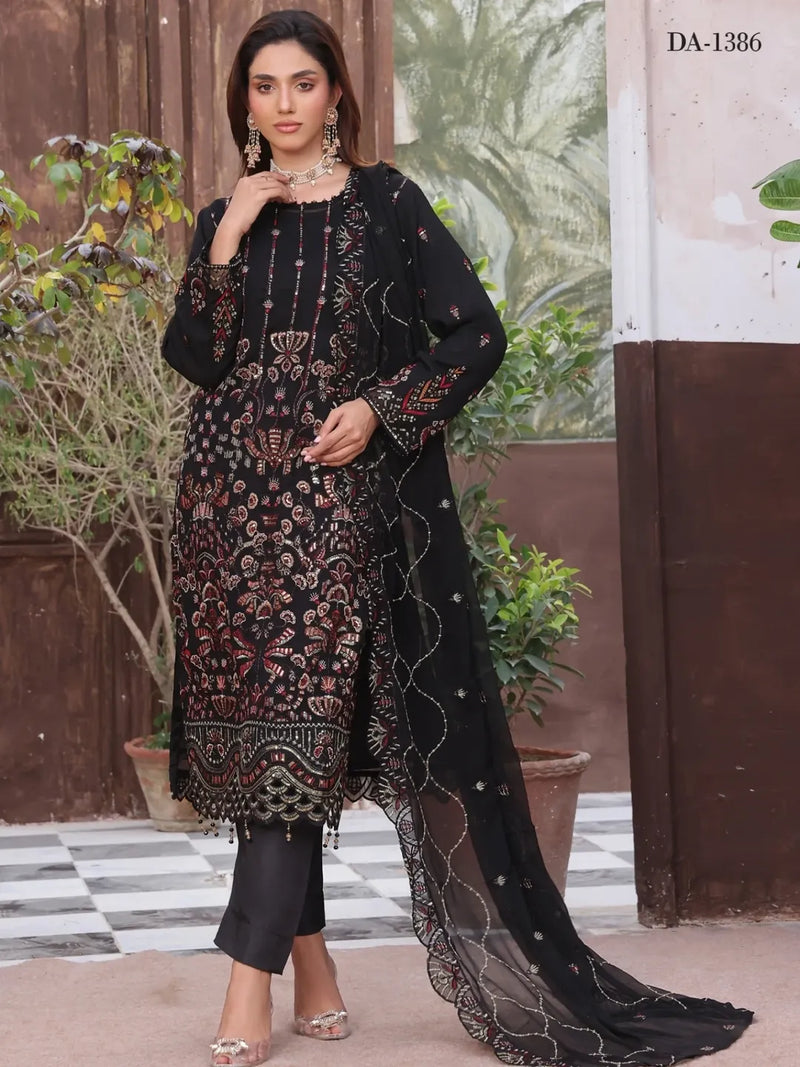 LIbas Eid New Arrivals Unstitched Chiffon 1302