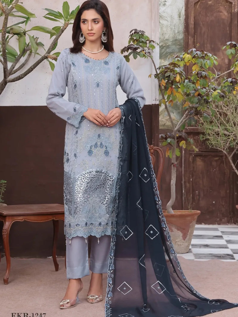 LIbas Eid New Arrivals Unstitched Chiffon 1303