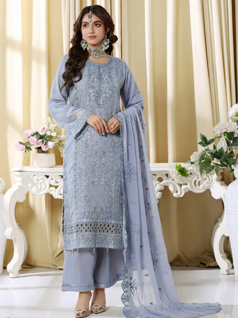 LIbas Eid New Arrivals Unstitched Chiffon 1305