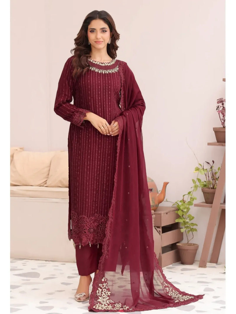LIbas Eid New Arrivals Unstitched Chiffon 1306