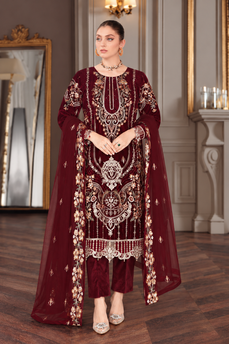 Libas Unstitched Velvet 116