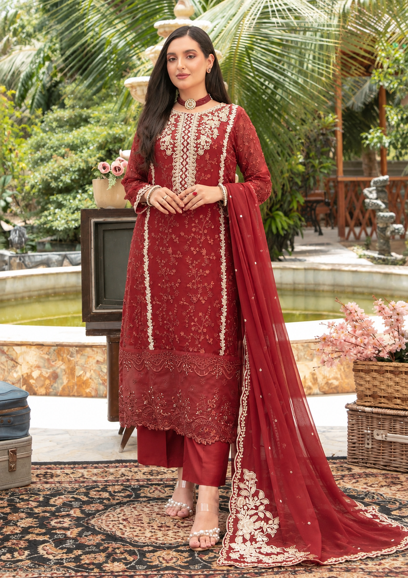 I-LIbas New Arrivals Unstitched Chiffon 1148