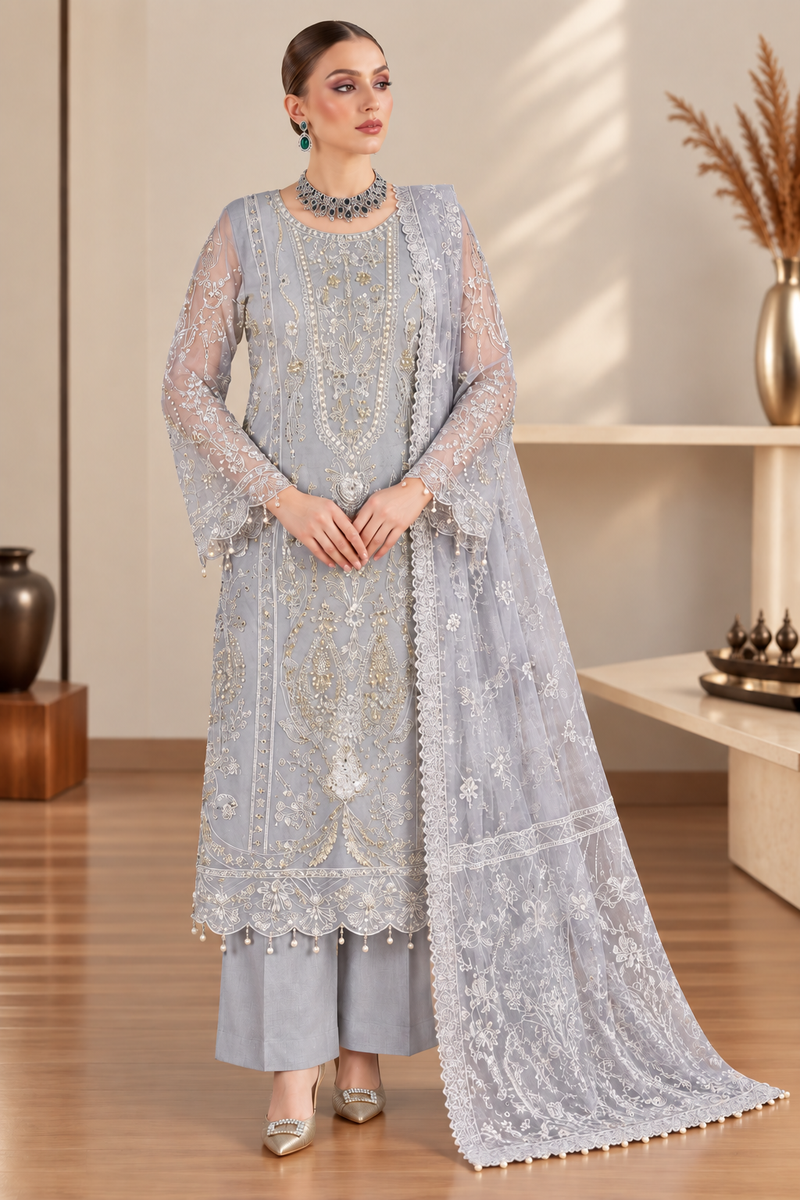 I-LIbas New Arrivals Unstitched Organza 1186