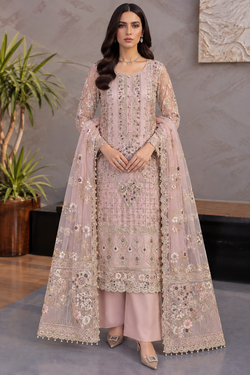 I-LIbas New Arrivals Unstitched Organza 1184