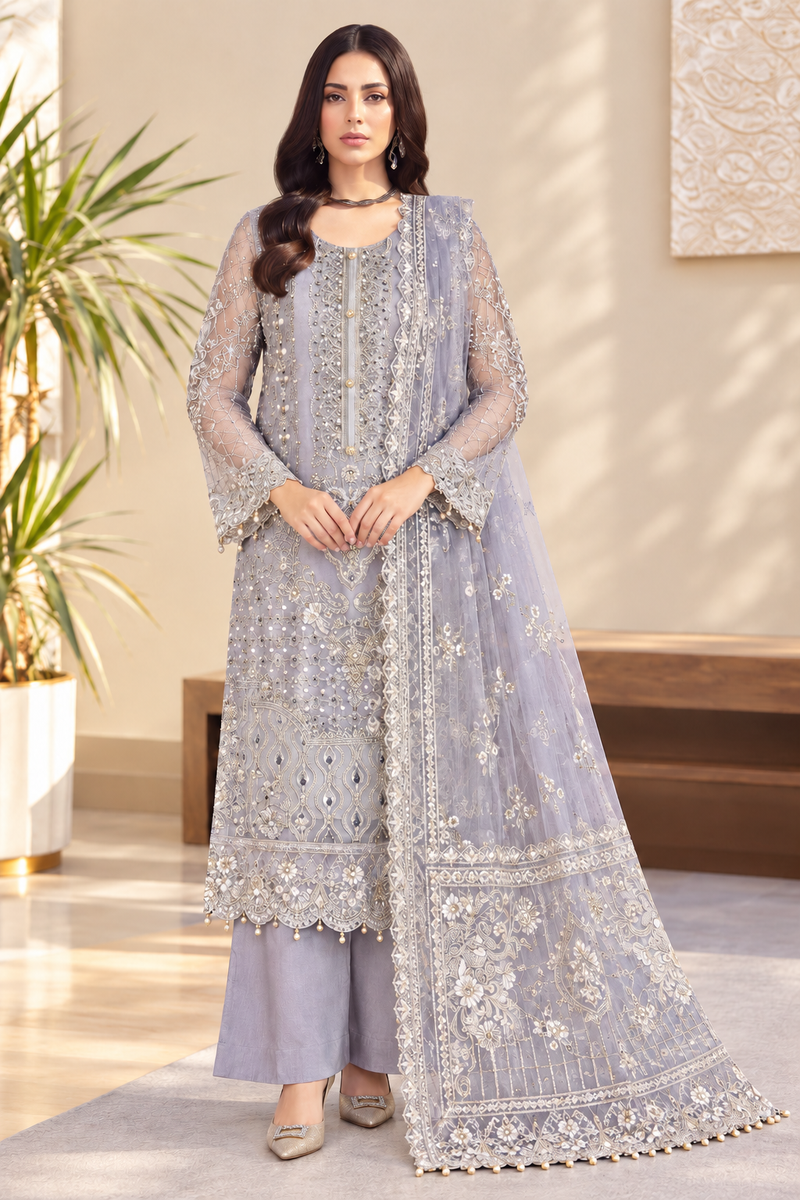 I-LIbas New Arrivals Unstitched Organza 1188