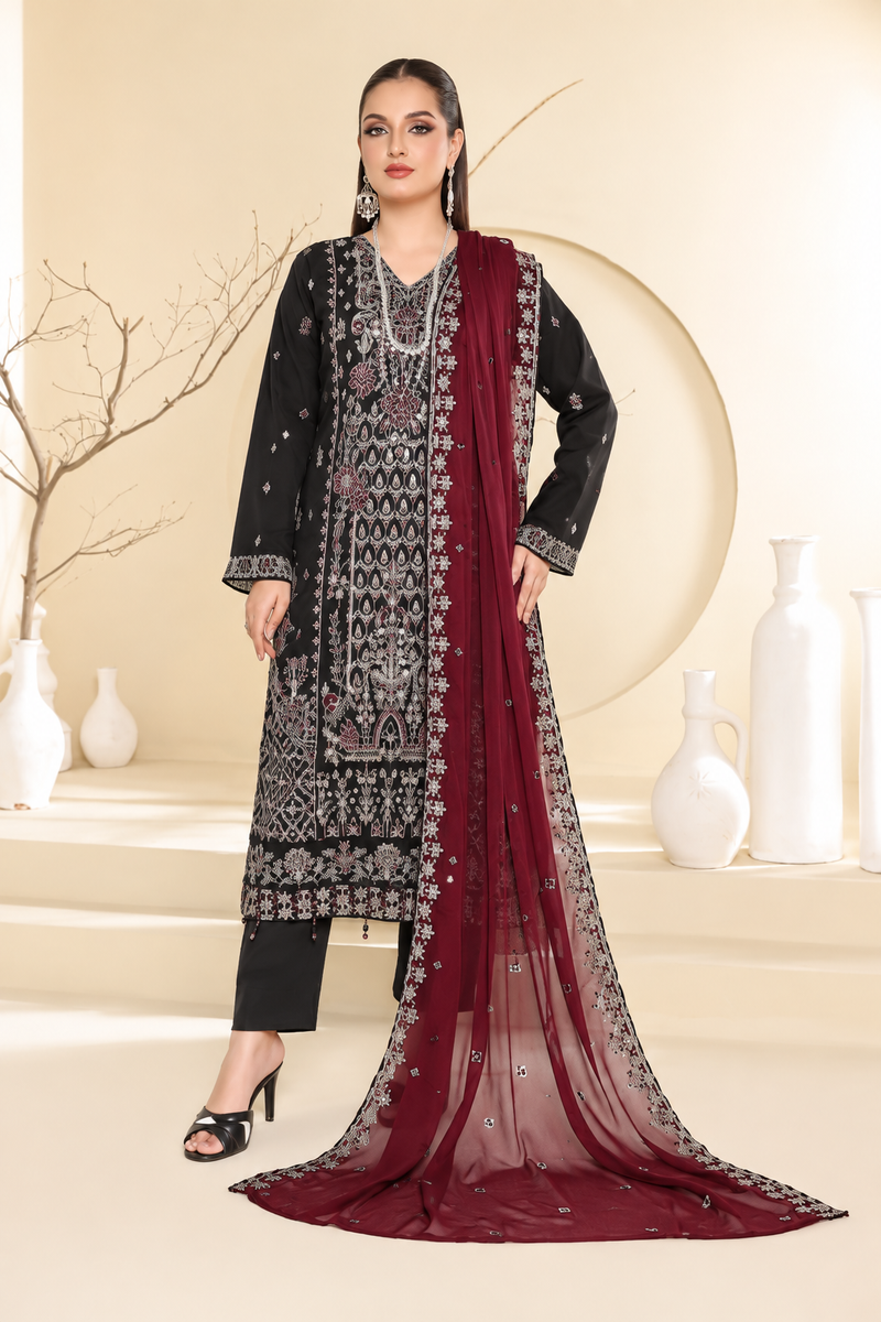 I-LIbas New Arrivals Unstitched Chiffon 1166