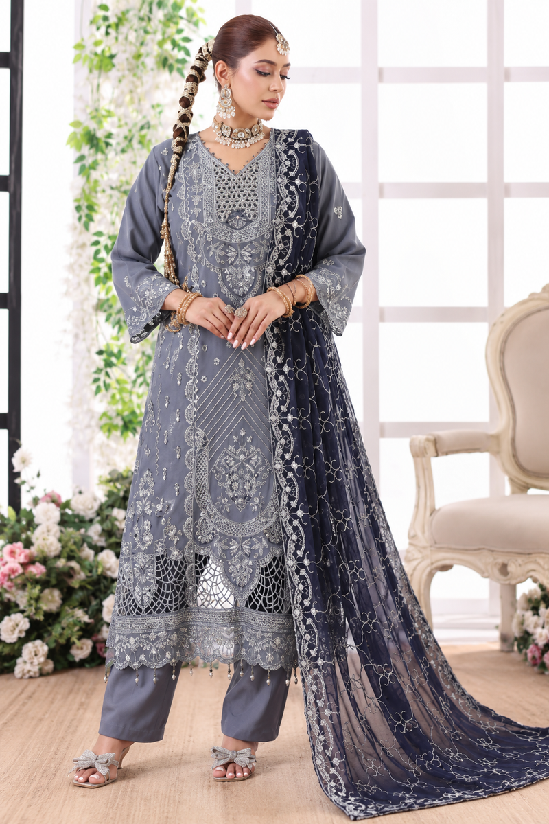 I-LIbas New Arrivals Unstitched Chiffon 1158
