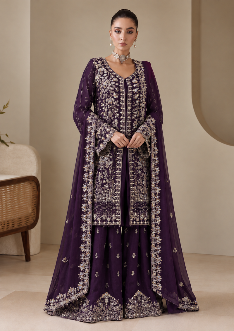 Libas Chiffon Hand Made Shara Ready Made 102