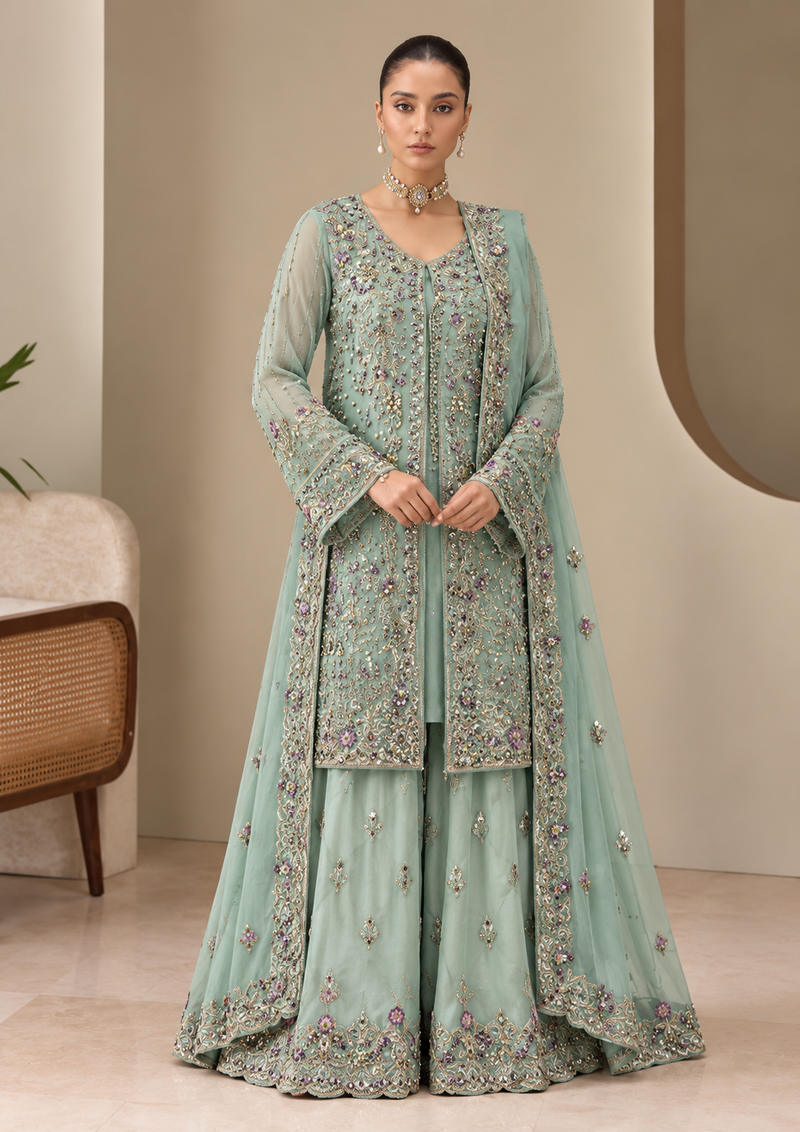 Libas Chiffon Hand Made Shara Ready Made 104
