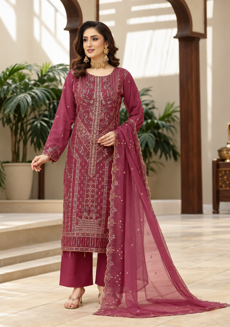 I-LIbas New Arrivals Unstitched Chiffon 1146
