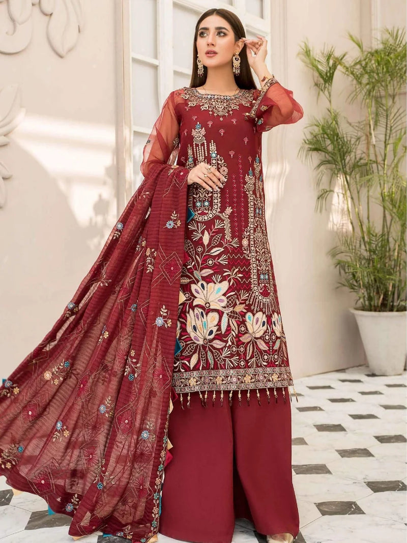 I-LIbas New Arrivals Unstitched Organza 1167