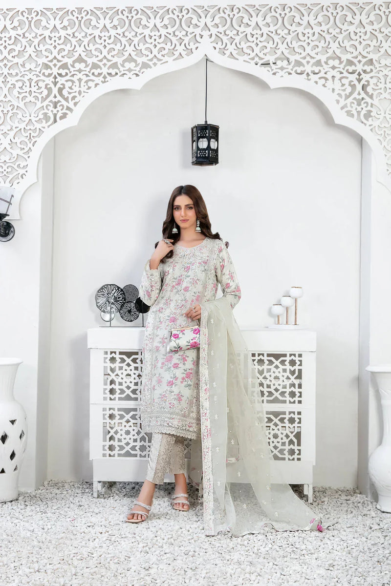 Z-308 Embroidered Ready Made