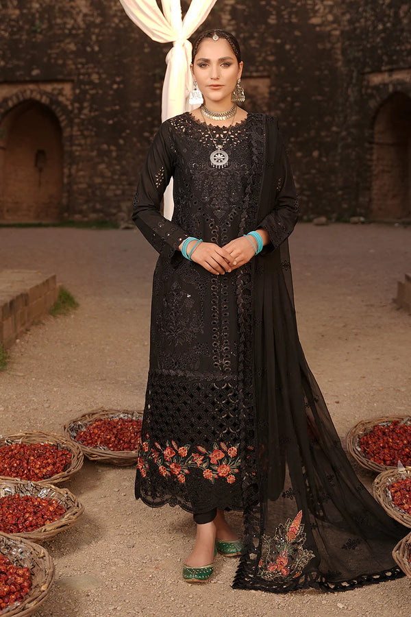 L-124 Embroidered Lawn Ready Made