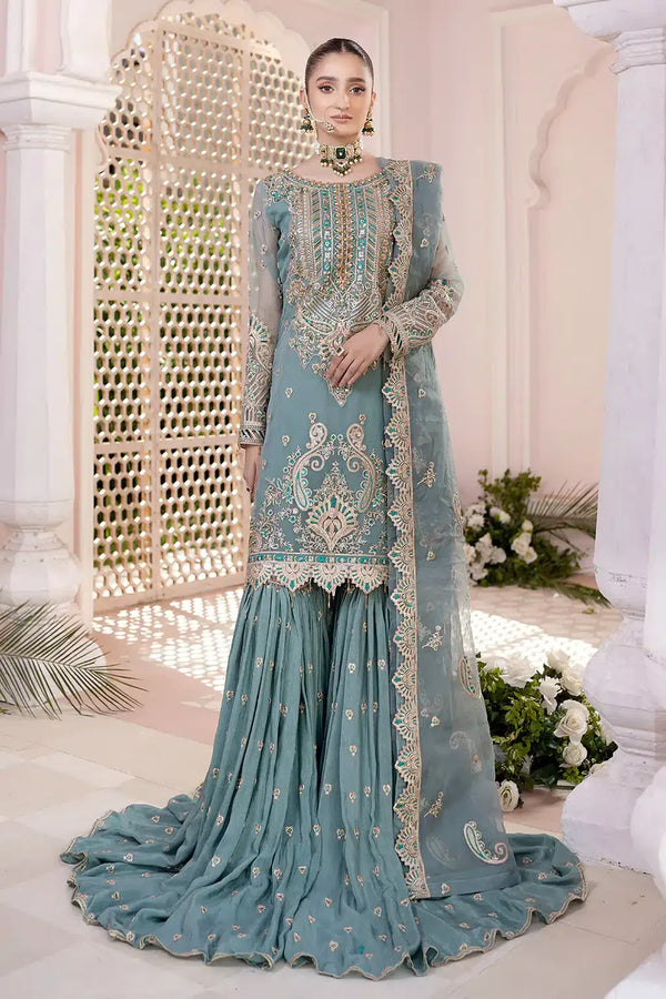 Libas Embroidered Organza Ready Made 41