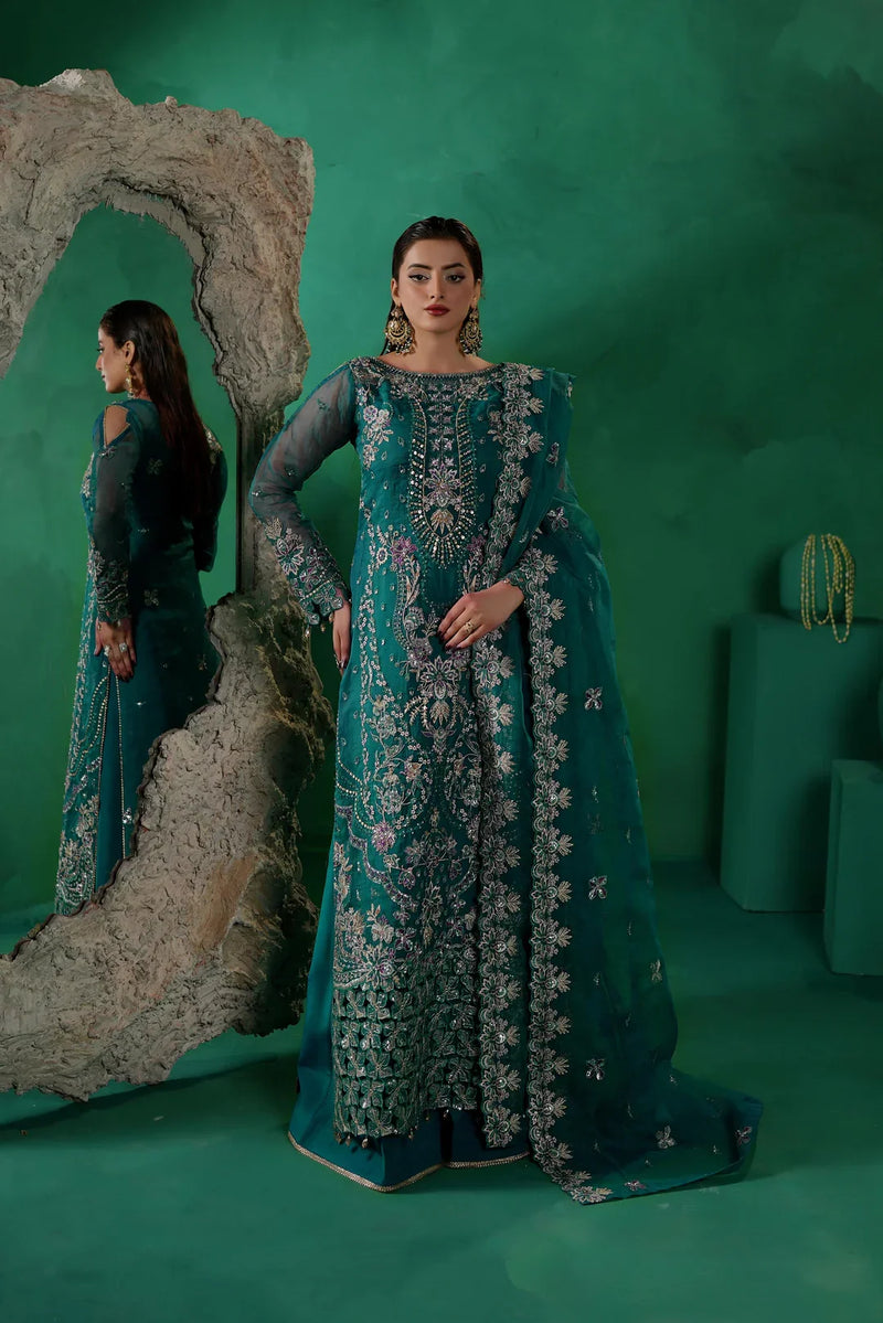 L-7005 EID New Arrivals Organza Hand Made With Full Lining