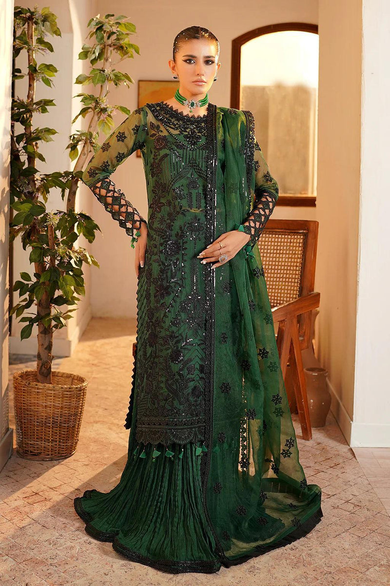 Libas Embroidered Organza Ready Made 226 - Al Libas Al Asri