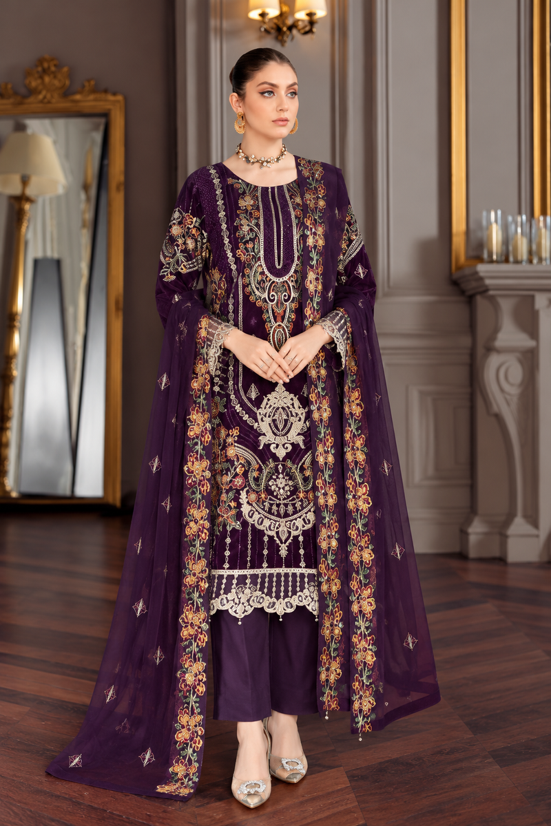 Libas Unstitched Velvet 117