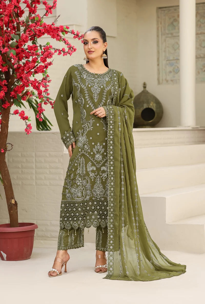 I-LIbas New Arrivals Unstitched Chiffon 1145