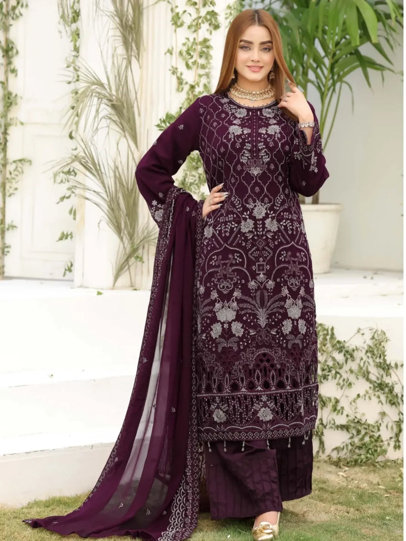 LIbas Eid New Arrivals Unstitched Chiffon 1308