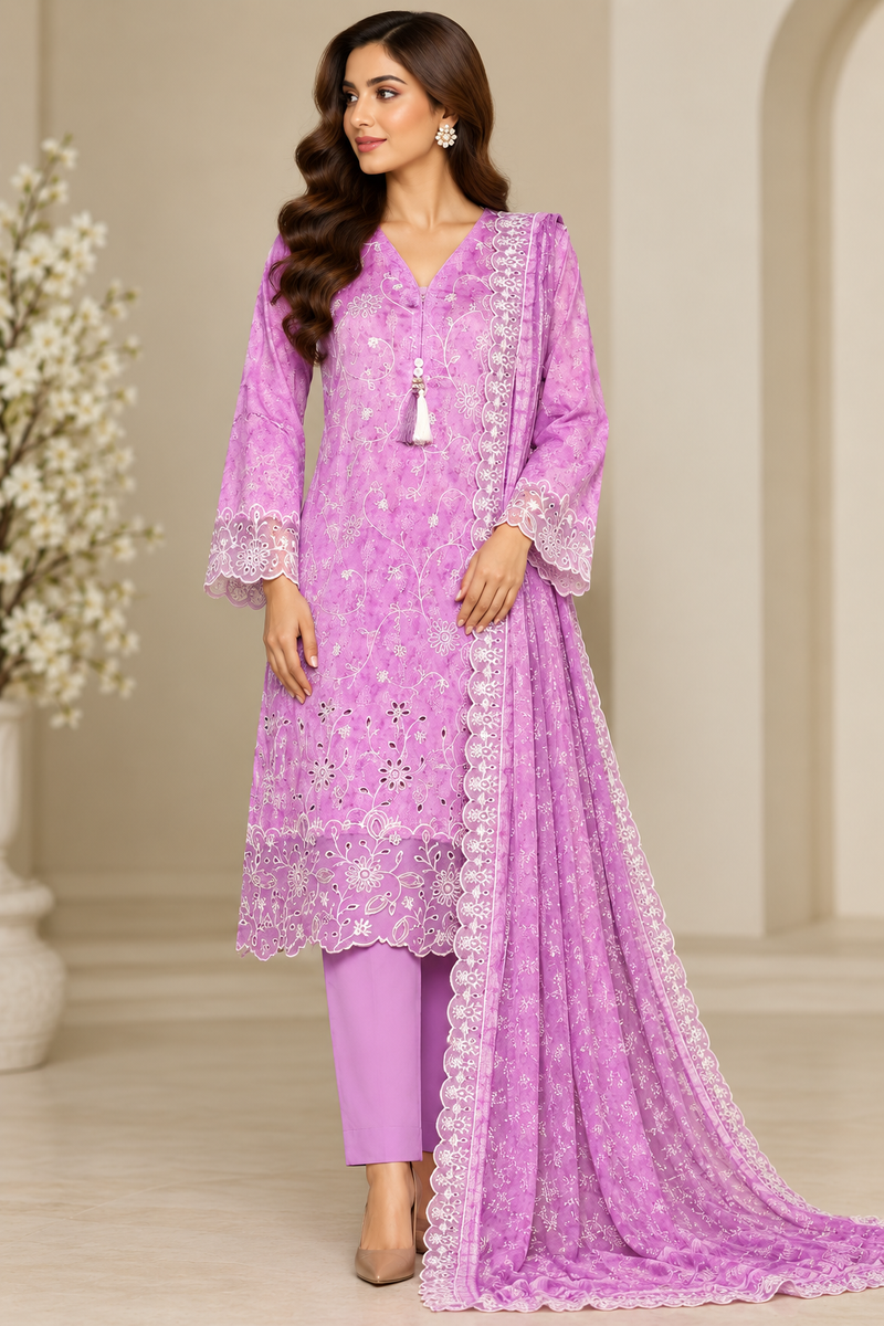 Libas Offer 606 Lawn Ready Made Suit