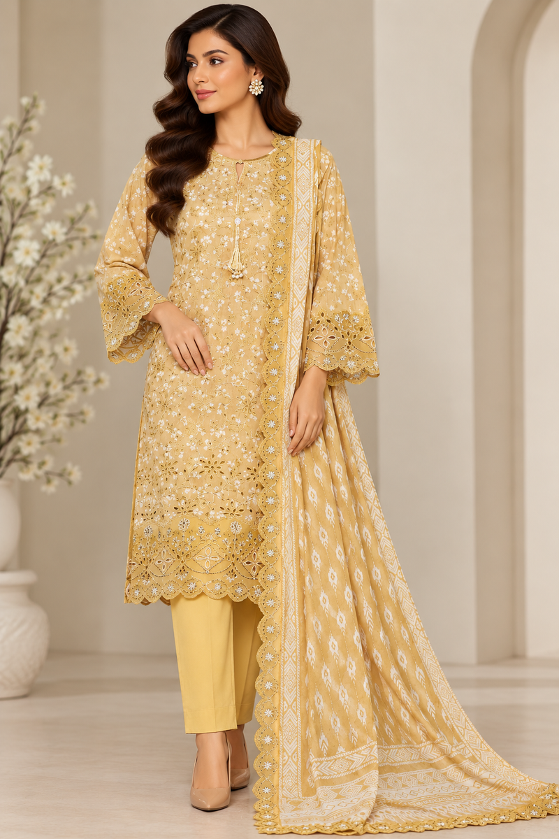 Libas Offer 607 Lawn Ready Made Suit