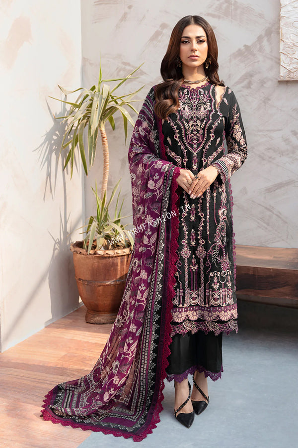 Libas Embroidered Printed Lawn Ready Made 905