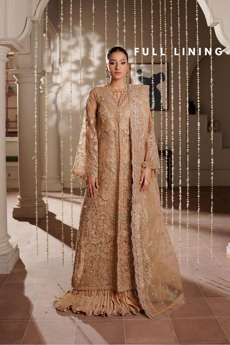 L-5006 New Arrivals Organza Hand Made With Full Lining