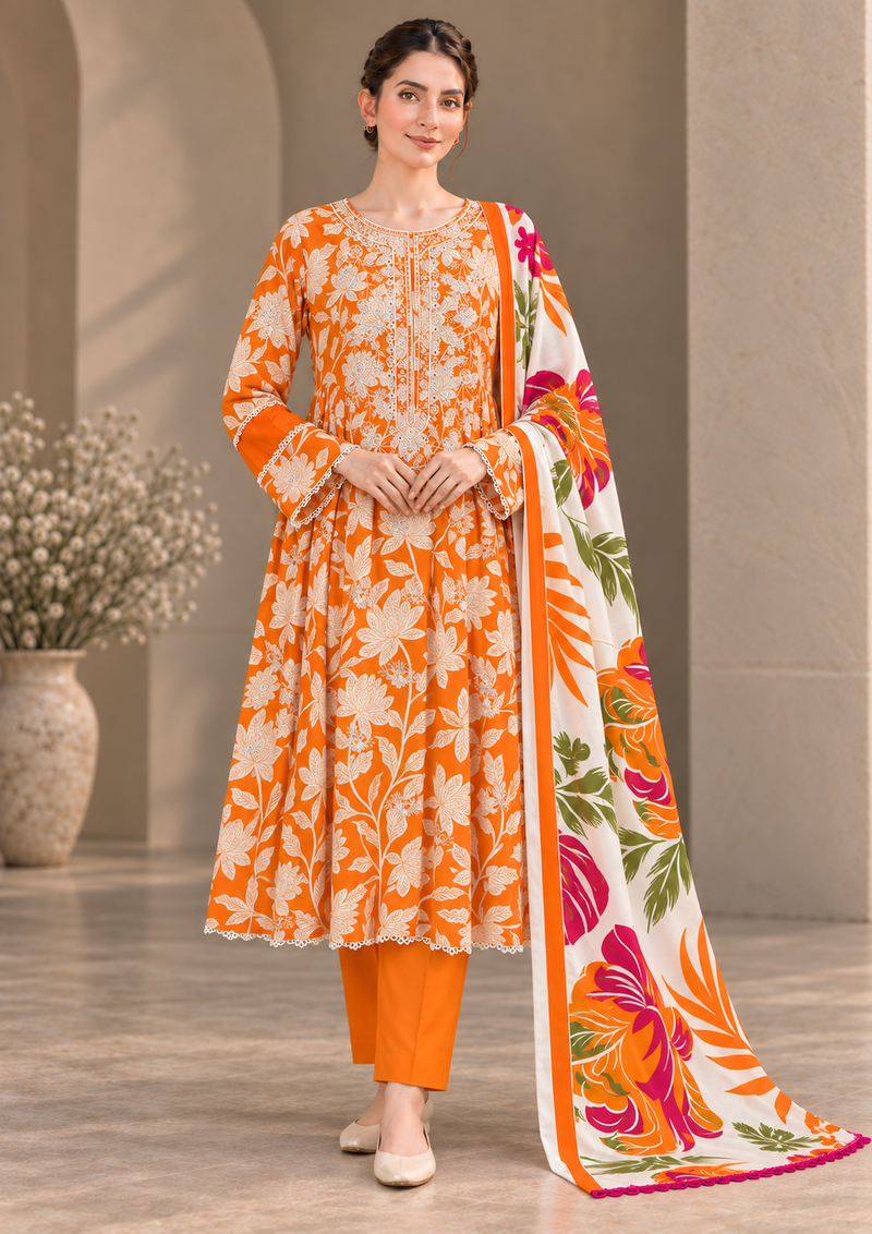 Libas Linen 906 Ready Made Suit